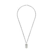 Signature Sterling Silver Bee Tag Necklace image