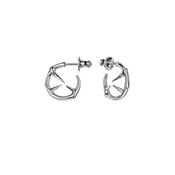 Blackthorn Small Hoop Earrings - Silver image