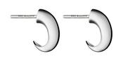 Talon Cat Claw Hoop Earing - Silver image