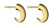 Yellow Gold Vermeil Talon Cat Claw Hoop Earrings image