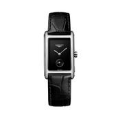 DolceVita Monochrome 23.3x37mm, Black Dial, Quartz Movement, Stainless Steel Case, Black Leather Strap Watch
