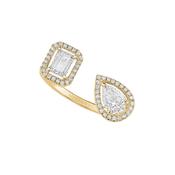 18k Gold My Twin Toi &amp; Moi Diamond Ring image