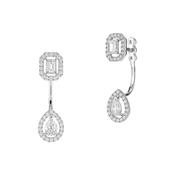 18k White Gold My Twin Toi &amp; Moi 0.15ct x2 Diamond Earrings image