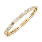 Roberto Coin 18ct White Gold Love In Verona Diamond Bracelet image
