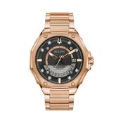 Bulova Precisionist X, 47mm, Rose Gold PVD, Quartz