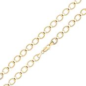 9k Yellow Gold Belcher Chain Bracelet