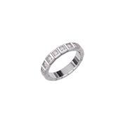 Ice Cube 18k White Gold Diamond Ring image