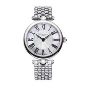 Classics Art Deco Round 30mm, Mother of Pearl &amp; Guilloche Dial, Quartz Movement, Stainless Steel Watch