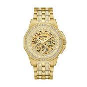 Octava 42mm, Gold Tone Dial, Automatic Movement, Stainless Steel &amp; Yellow Gold PVD Crystal Watch