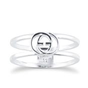 Interlocking Sterling Silver Ring image