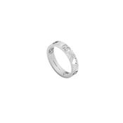 Icon 18k White Gold Ring Size 17