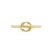 Interlocking 18k Yellow Gold Ring Size 15
