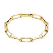Link to Love 18k Yellow Gold Paper Clip Bracelet