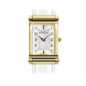 Antares Rectangular 24x19mm, White Dial, Quartz Movement, Stainless Steel &amp; Gold PVD Case