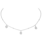 White Gold My Twin Trio 3 X 0.15ct Necklace image