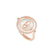 18k Rose Gold Lucky Move SM Mother-Of-Pearl Diamond Ring image
