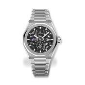 DEFY SKYLINE SKELETON 41mm Black Dial El Primero Steel Watch