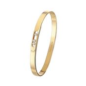 Large Yellow Gold Move Noa Diamond Bangle image