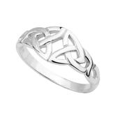 Sterling Silver Trinty Knot Ring