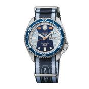 Super Cub Limited Edition, 5 Sports 42.5mm, Blue Dial, Automatic Movement, Stainless Steel Case, Nylon Strap Watch