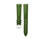Green Alligator 17mm Leather Strap