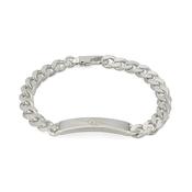 Interlocking Sterling Silver Tag Bracelet image