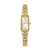 Silhouette 26mm Mother of Pearl Dial Eco- Drive Quartz Yellow Gold Bracelet Watch