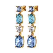 Carmen Blue Aqua Drop Earrings image