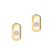 18K Yellow Gold So Move Diamond Earrings image