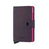Miniwallet Matte Dark Purple &amp; Fuchsia