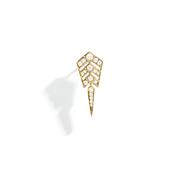 Stairway 18K Yellow Gold &amp; Diamond Drop Earring