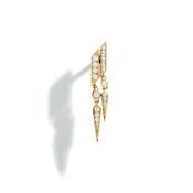 Anyway 18K Yellow Gold &amp; Diamond Double Drop Earring