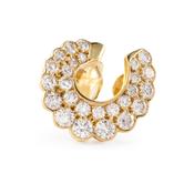 Vintage Van Cleef &amp; Arpels 18k Yellow Gold &amp; Diamond Earrings image