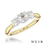 18ct yellow gold 0.30ct E SI1  Round brilliant cut Diamond Engagement Ring