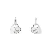 Trademark Sterling Silver Heart Motif Earrings