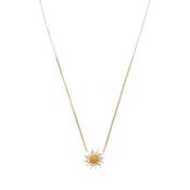 18k Yellow Gold Collier Mini Soleil 2 Ors Necklace