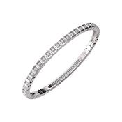 Ice Cube 18k White Gold Full Set Diamond Bracelet