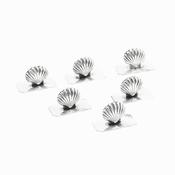 Sterling Silver Set of 6 Shell Place Markers