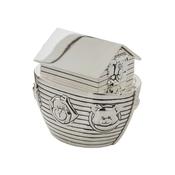 Silver Plated Noah's Ark Money Box