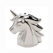 Silver Plated Unicorn Money Box