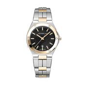 Cap Camarat 33mm, Black Dial, Quartz Movement, Stainless Steel &amp; Rose Gold PVD Watch