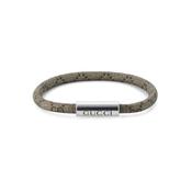 Trademark Sterling Silver &amp; Leather Strap Bracelet image