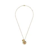 Astro Sun Yellow Gold Pendant Necklace image