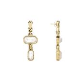 Stones Yellow Gold Drop Earrings image