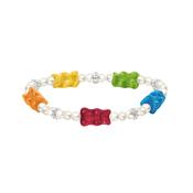 Multicolour Haribo Gummy Bear &amp; Freshwater Pearl Bracelet