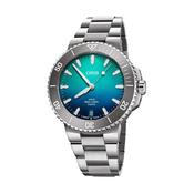 Limited Edition Aquis Caliber 400 Great Barrier Reef 43.5mm Blue Dial Automatic Stainless Steel Bracelet Watch