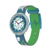 LIVING HISTORY 31mm White Dial Quartz Textile Strap Watch image