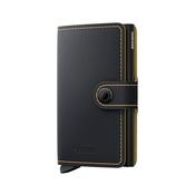 Miniwallet Matte Black &amp; Ochre