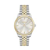 Graceful Ladies 36mm Silver Dial Quartz Stainless Steel Watch