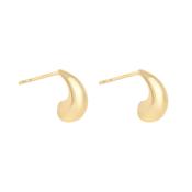 9k Gold Balbous Teardrop Earrings